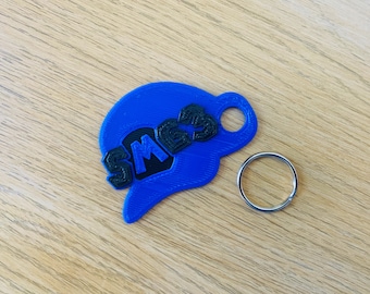SMG3 Inspired  Keyring / Bag Zip Tag - 3D Printed - Gamer Kid Gift Party Favour Favor