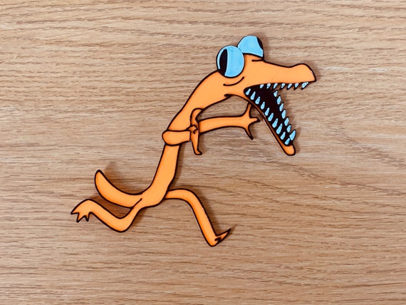 Rainbow Friends Game Inspired Orange Monster Bookmark - 3D Printed