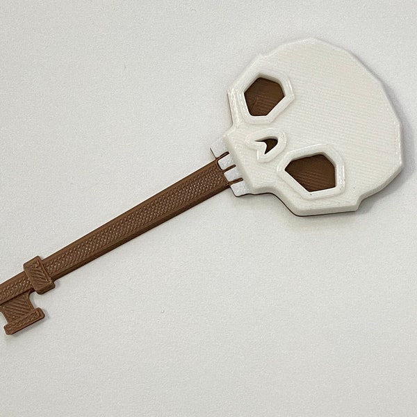 Roblox Doors Game Inspired Skeleton Key Toy - 3D Printed