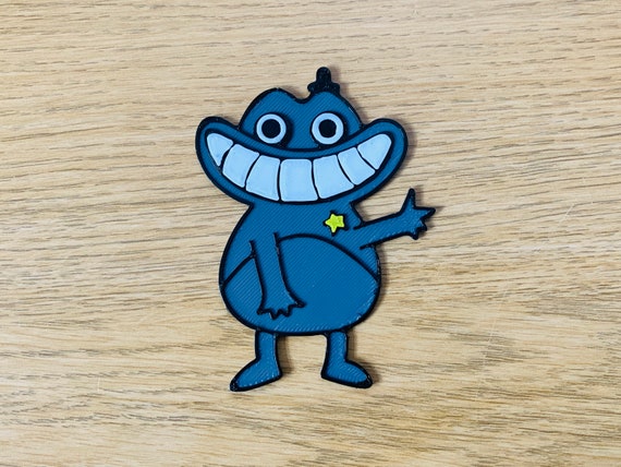 Garten of Banban Inspired Sheriff Toadster Bookmark - 3D Printed