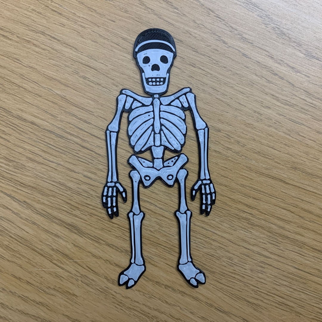 Roblox Doors Inspired Bob the Skellyfriend Bookmark 3D Printed Etsy UK