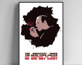 Usual Suspects Movie Poster with Quote