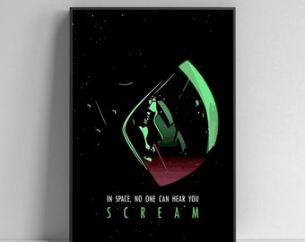 Alien Movie Poster with Quote