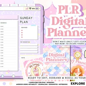 PLR Digital Planner 2025: Canva Template for Passive Income (Digital Download)
