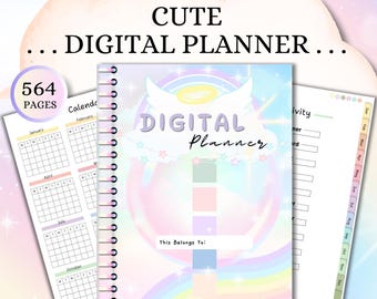 Agenda digital sin fecha Life Daily para GoodNotes iPad / Semanal Mensual PDF con hipervínculos / Notability Android Tablet / Streamline Life