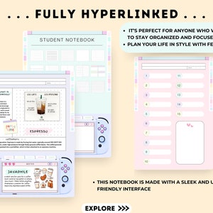 Digital Notebook | Goodnotes Notebook, iPad Notebook, Student Notebook ...