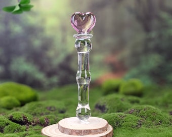 Crystal Heart Of Glass Anal Butt Plug Dildo Anal Play Sex Toys for Men Women Couples