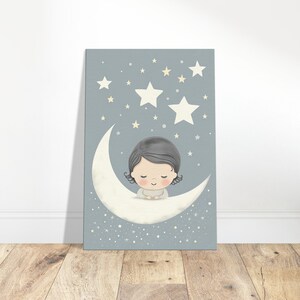 Bella durmiente - Arte de pared de ensueño - Decoración de cuento de hadas para habitación de bebé