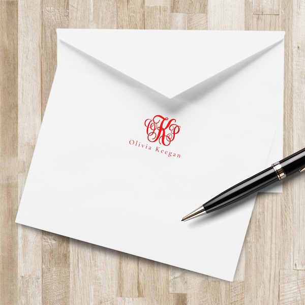 Monogram Stationery Set | Monogram Stationary | Initials Notecards | Couples Gift | Wedding Gift | Engagement Gift | Wedding Thank You Notes
