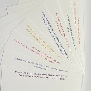 Pacote de variedades de artigos de papelaria com versículos bíblicos encorajadores personalizados | Presente Cristão | Presente de Batismo | Presente Religioso | Presente motivacional