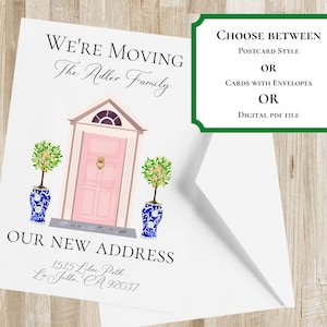 Personalisierte Umzugskarte | We've Moved Karte | Neue Adress-Postkarte | Wählen Sie zwischen pdf Digital File oder Printed Cards