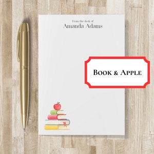 Customized Teacher Notepads | Teacher Gift | Personalized Notepad for Teachers | Teacher Appreciation Gift | Teacher Present
