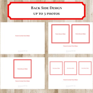 Tartan Plaid Christmas Holiday Card. Photo card. Tartan Plaid - red, green, yellow, blue, white border with photo in the middle. Merry Christmas or Happy Holidays Text with family name. Preppy Xmas Card.  2 sides. portrait or landscape