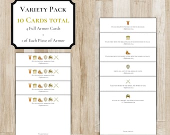 Armor of God Stationery Set | Christian Stationary | Religious Gift | Pastor Gift | Personalized Bible Scripture Verse Stationery
