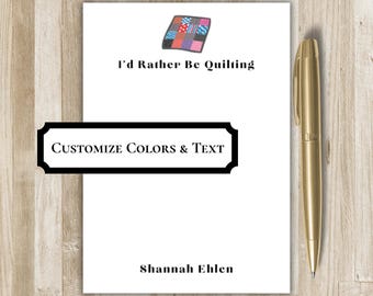 Libreta de notas personalizada para patchwork / Regalo para patchwork / Libreta de notas para patchwork