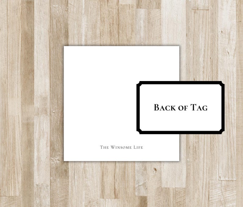 Monogram Gift Tags and Stickers | Custom Family Gift Tags | Personalized Monogram Gift Tags | Preppy Gift Tags for Couples | Christmas Tags image 10