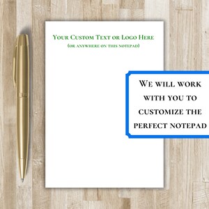 Custom Notepad | Customize With Text / Logo / Graphics of Your Choice ...