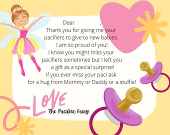 Pacifier Fairy Note