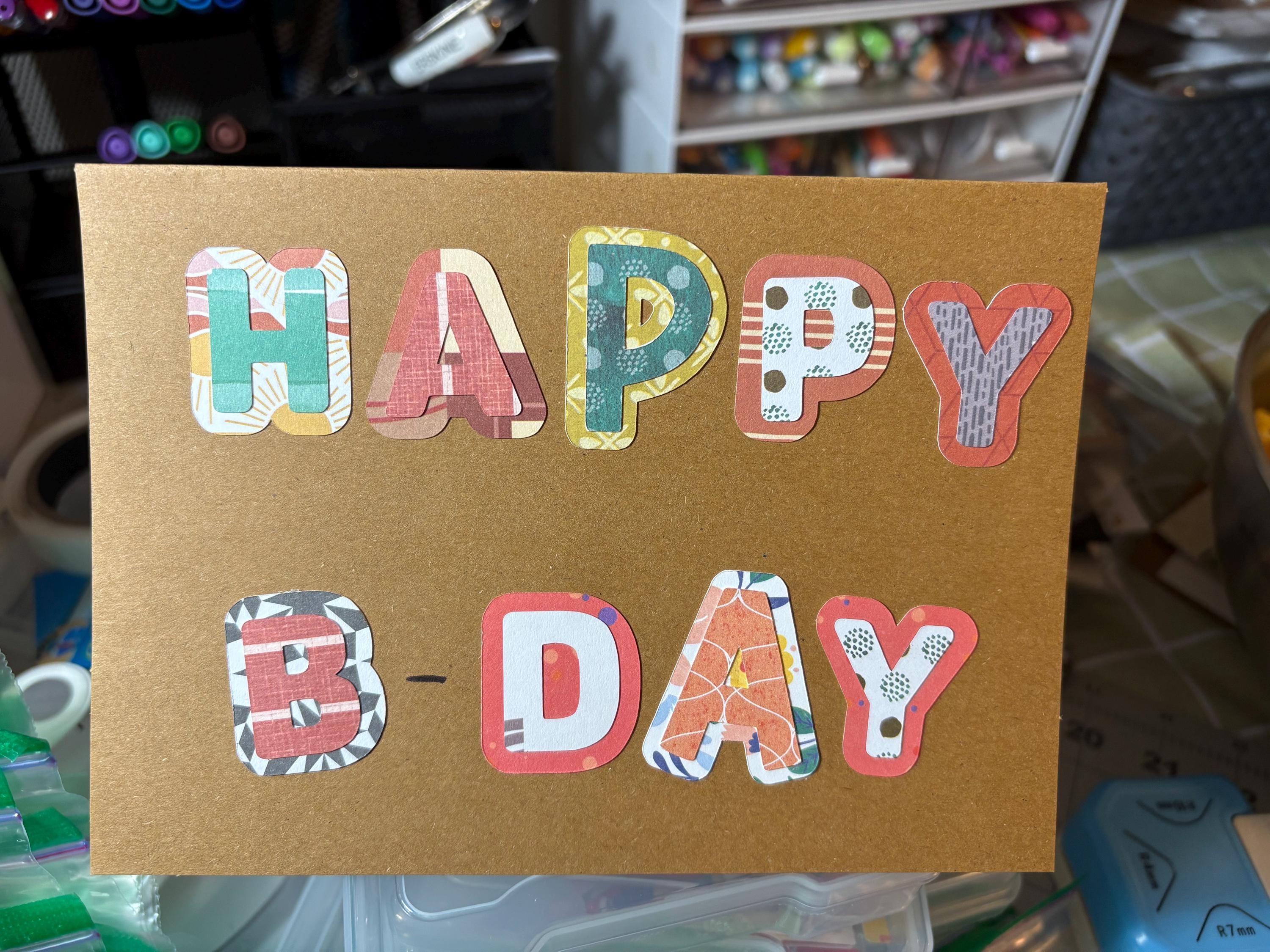 Handmade Happy Birthday Card Set - Etsy