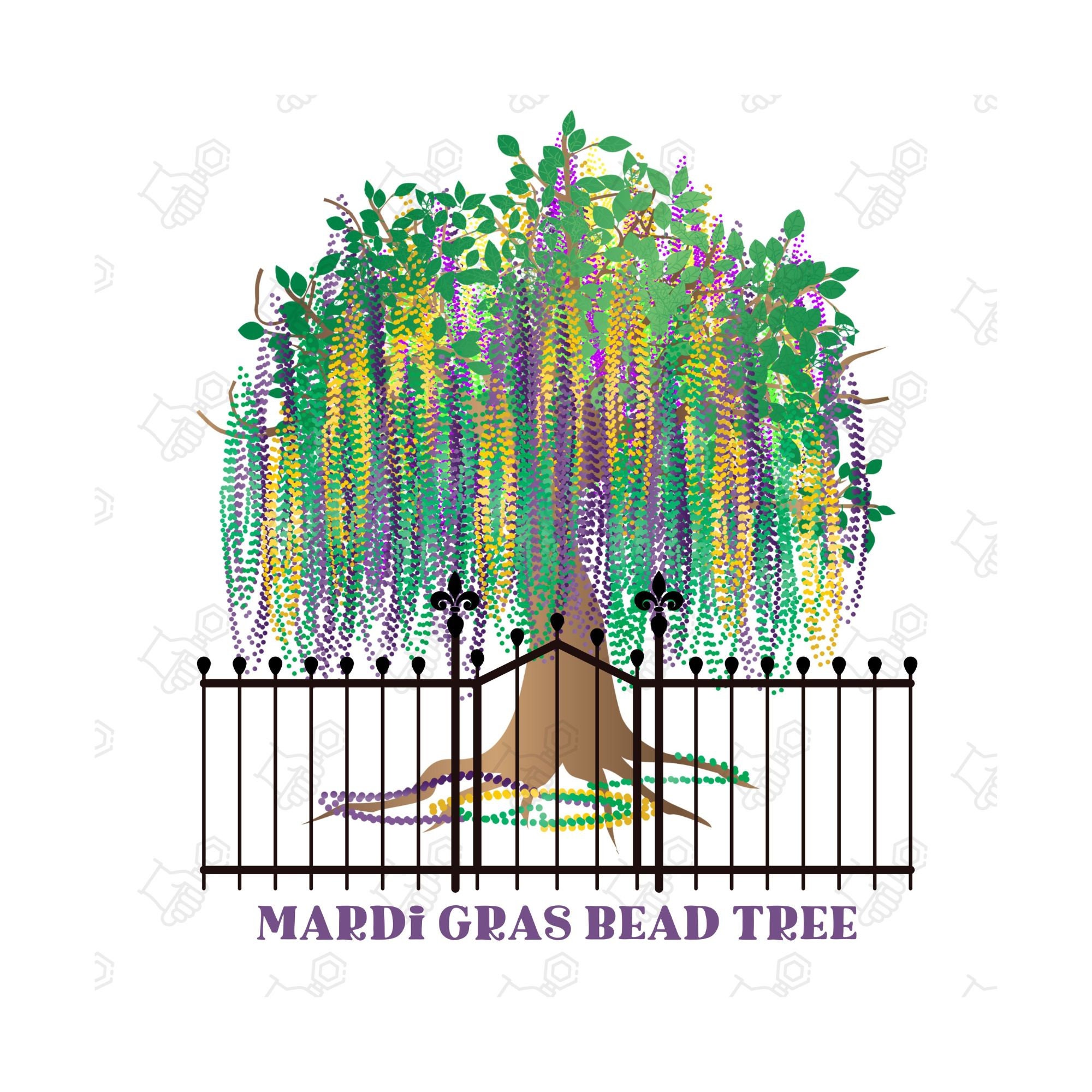 mardi gras bead tree meaning