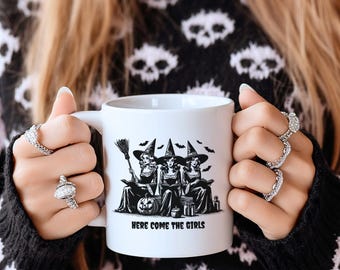 Witchy Halloween Mug: Feminist Witches Coven Coffee Cup