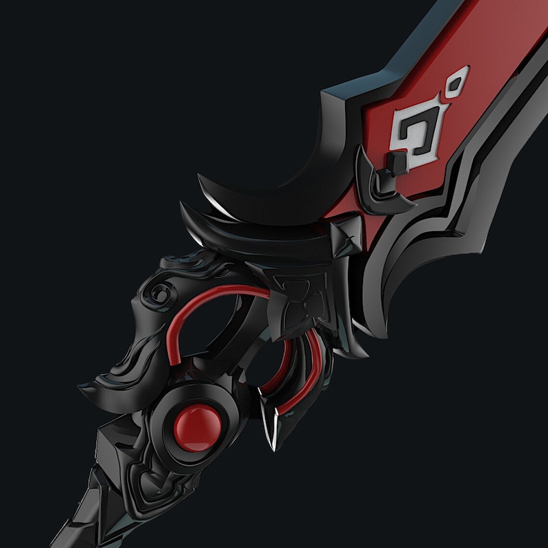 Genshin Impact Cosplay Blackcliff Slasher Unpainted Kit - Etsy