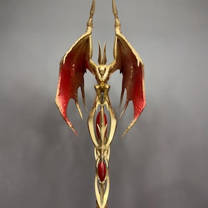 カザドールの悲哀の杖小道具：バルダーズ・ゲート3 コスプレ、塗装済みPLA