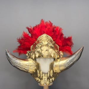 Radahn&#39;s Redmane Helm Elden Ring -Elden Ring Cosplay Prop