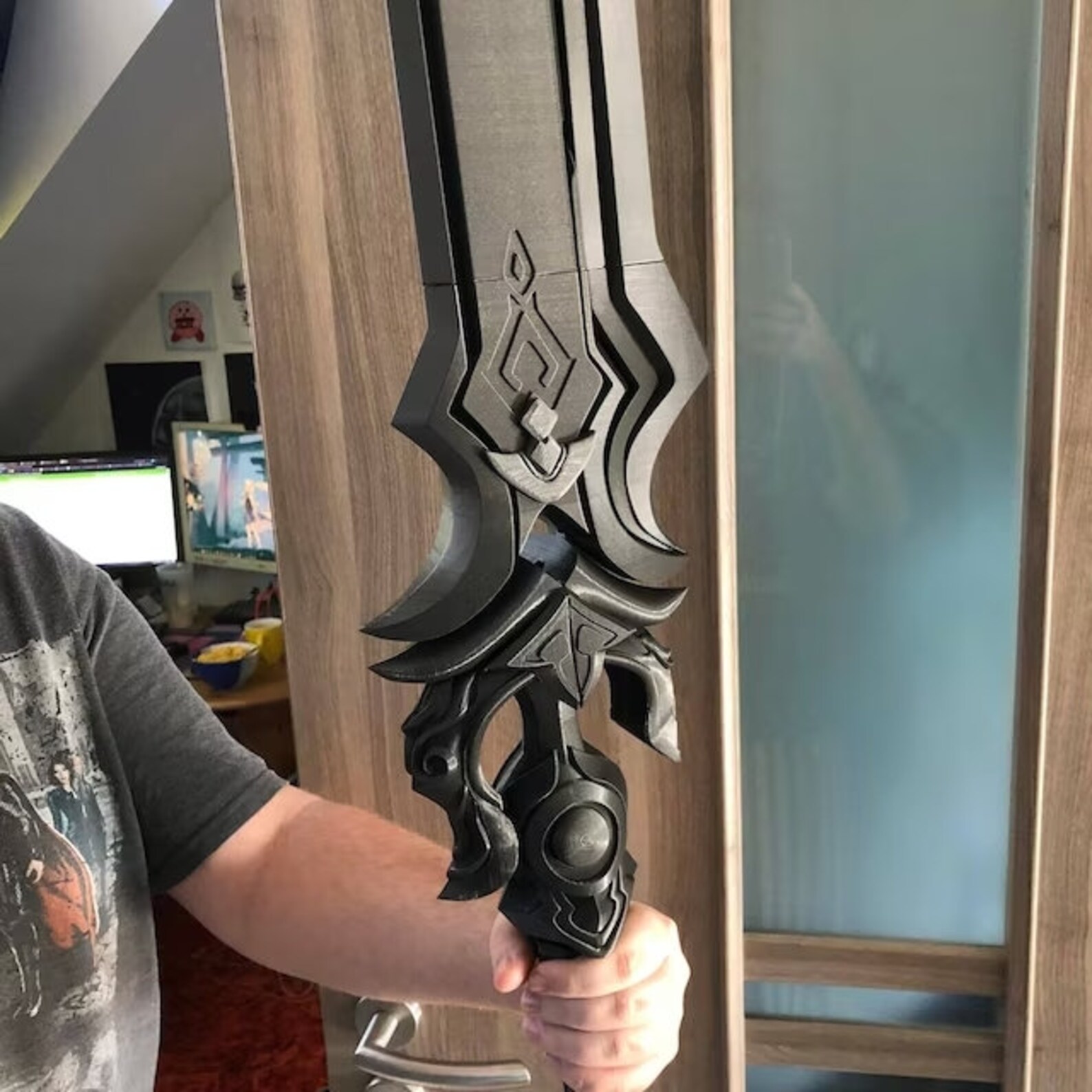 Genshin Impact Cosplay Blackcliff Slasher Unpainted Kit - Etsy