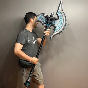 WoW Shadowmourne Axe Cosplay 3D Printed- World of Warcraft Cosplay Prop