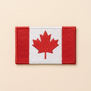 Custom embroided patches, Canada Canadian National Flag Embroidered Applique Patch
