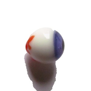 Glass eyeball marble valve directional airflow cap, borosilicate glass sculpture