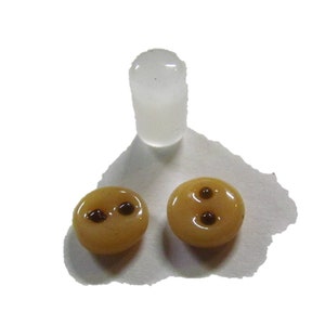 Mini milk and cookies terp pearls pillar, borosilicate glass, dollhouse miniatures 5mm 7mm 9mm