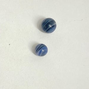 Purple & Galaxy Black glass valve marble, pillar, or terp pearls, miniature marble, borosilicate glass sculpture