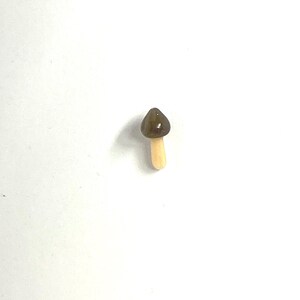 Mushroom terp pearl miniature glass sculpture