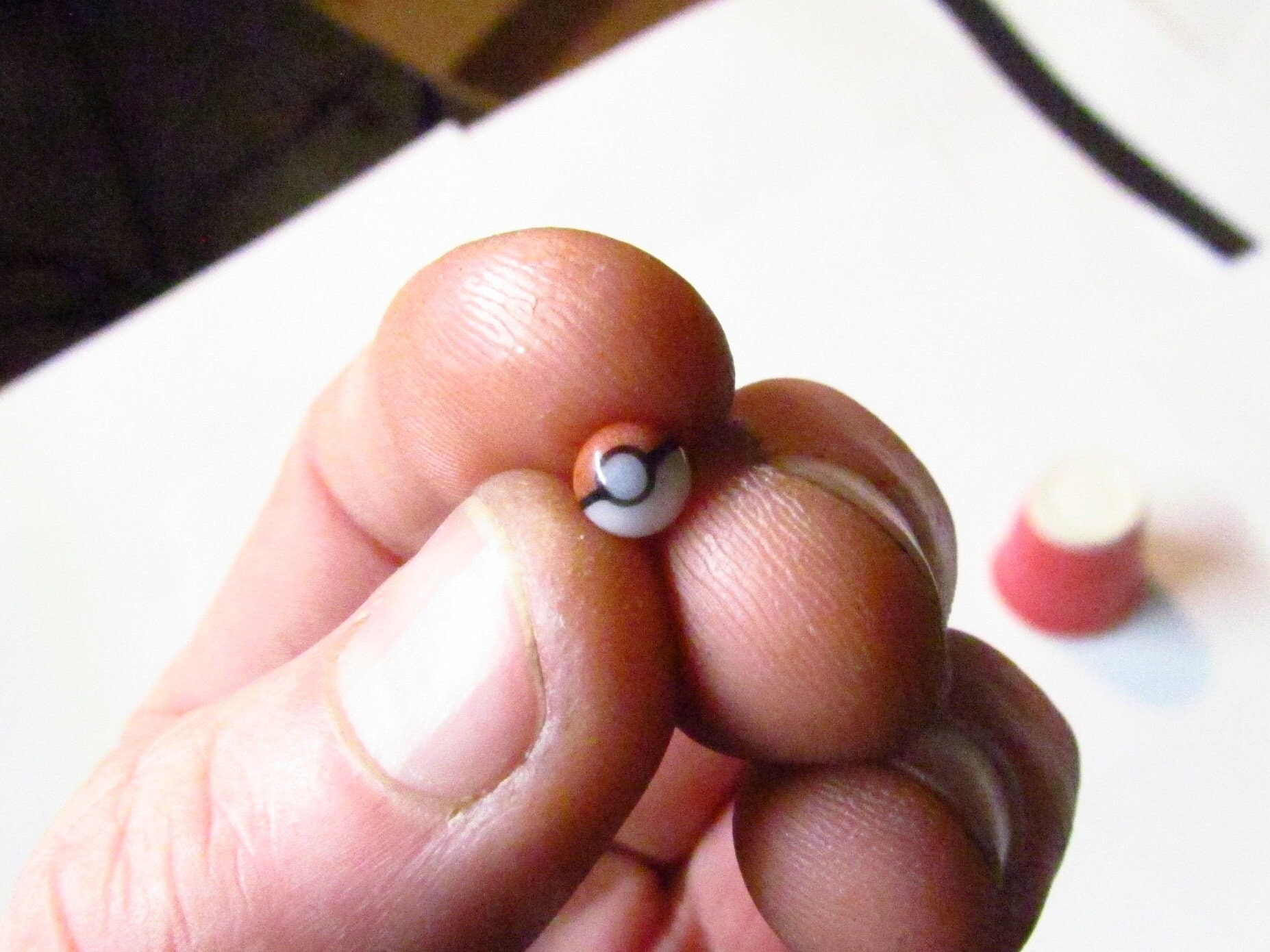 Mini glass pokeball terp pearl