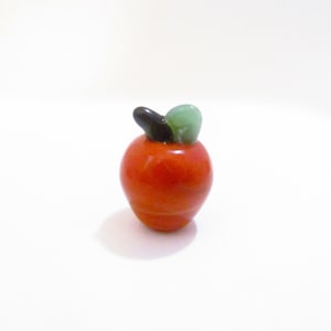 Glass apple valve marble cover cap for bangers and terp slurper , borosilicate sculpture, dollhouse miniature
