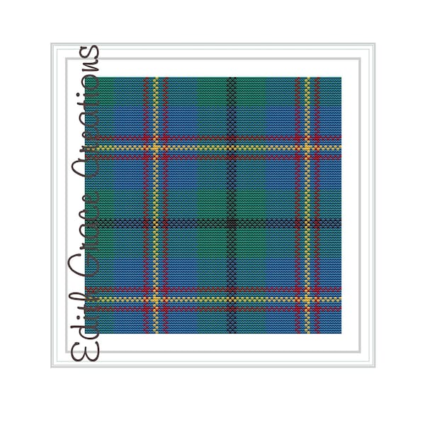 Carmichael Ancient Tartan Cross Stitch Pattern, Scottish Plaid, Home Decor, Scotland, Scottish Heirloom, Embroidery Design, Plaid Embroidery