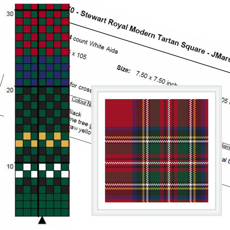 Stewart Royal Modern Tartan Crest Premium Quilt - Gold Thistle Style main image 0