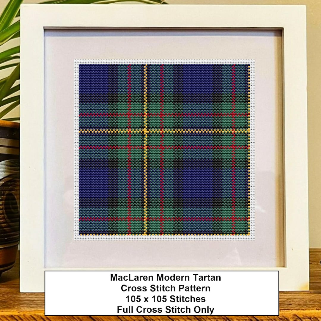 MacLaren Modern Tartan T-Shirt Half of Me - Cross Style
