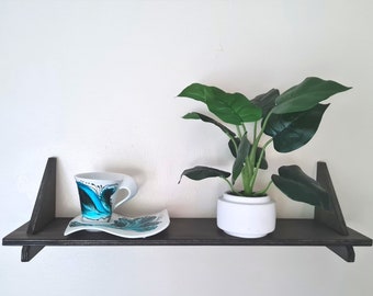 Wall shelf from plywood, kitchen shelves or bookcase