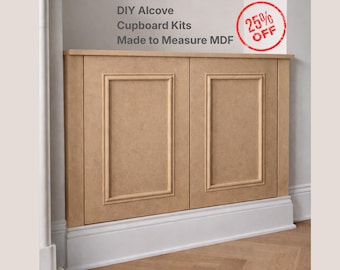 Made to Measure MDF Alcove Cupboard DIY Kit