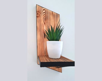 Hanging mini decoration wall wooden shelf