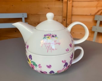 Mum mother tea for one teapot tea pot