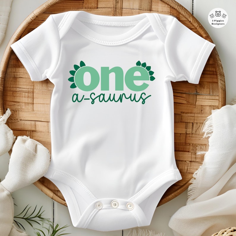 One Asaurus Design One a Saurus Birthday SVG: Family Dinosaur Design (digital Download) - Etsy