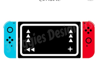 Console SVG • Drawings SVG Template: Cricut, Silhouette, PDF (Digital Download)