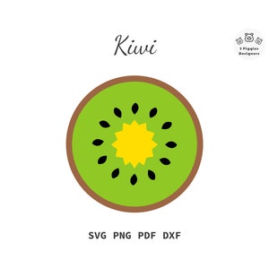 Kiwi SVG • Tropische Früchte png pdf dxf für Cricut Silhouette Instant Download