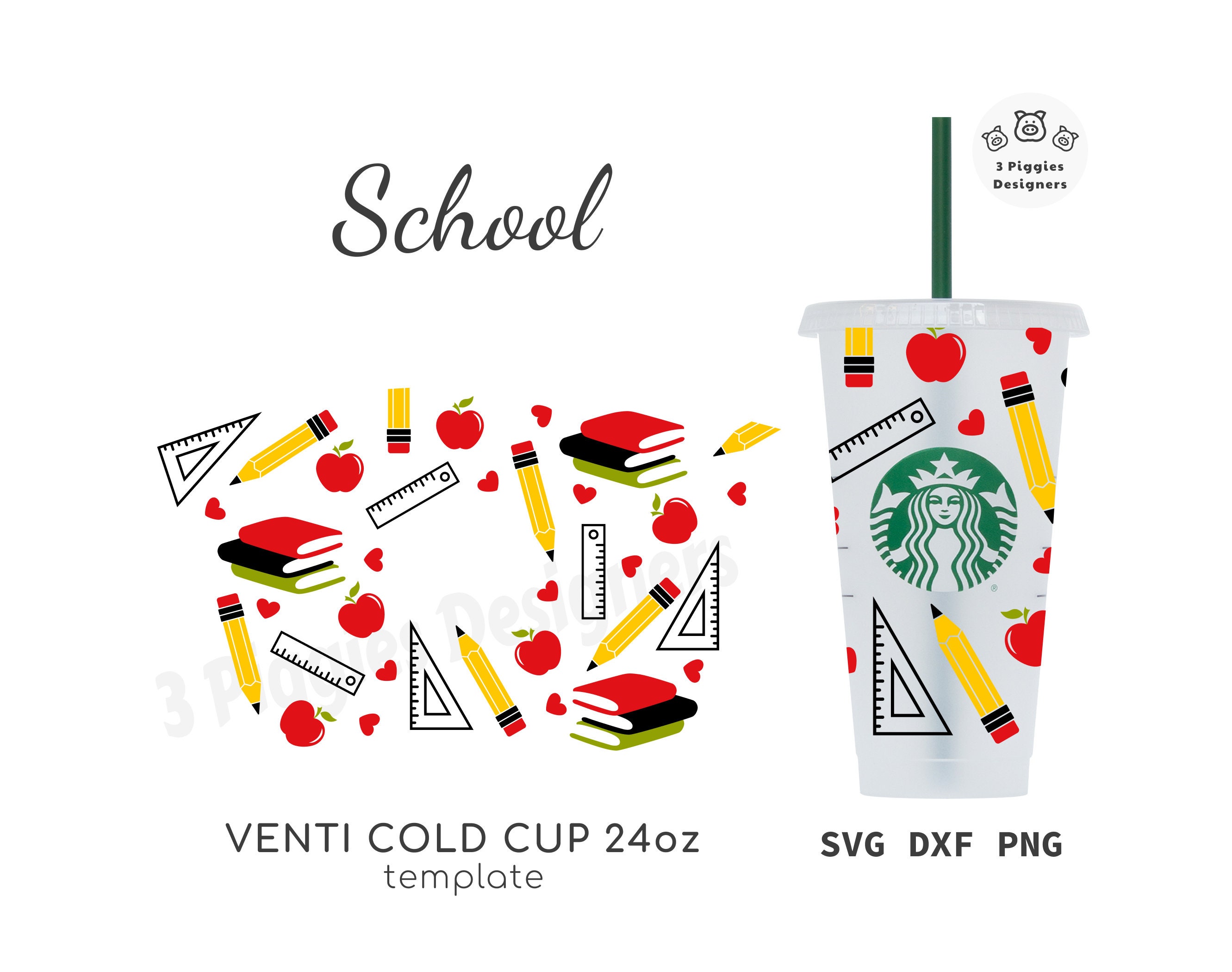 Starbucks Back to School - Etsy