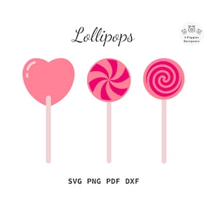 Lollipop SVG • Candy pdf png dxf for Cricut Silhouette Instant Download