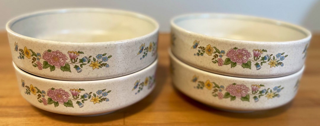 Vintage Lenox sketchbook Coupe Cereal Bowls discontinued - Etsy